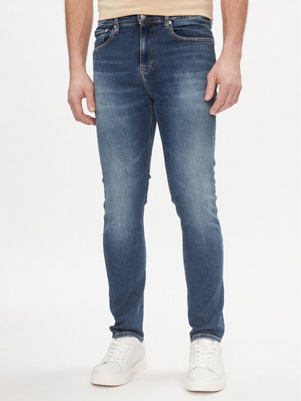 Calvin Klein Jeans Calvin Klein Jeans Jeans hlače Skinny J30J324198 Mornarsko modra Skinny Fit