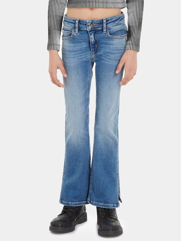 Calvin Klein Jeans Calvin Klein Jeans Jeans hlače Split IG0IG02163 Modra Flare Fit