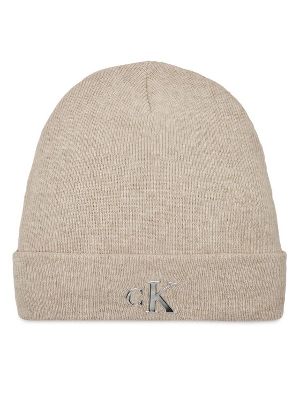 Calvin Klein Jeans Calvin Klein Jeans Kapa Minimal Monogram Beanie K60K611542 Siva