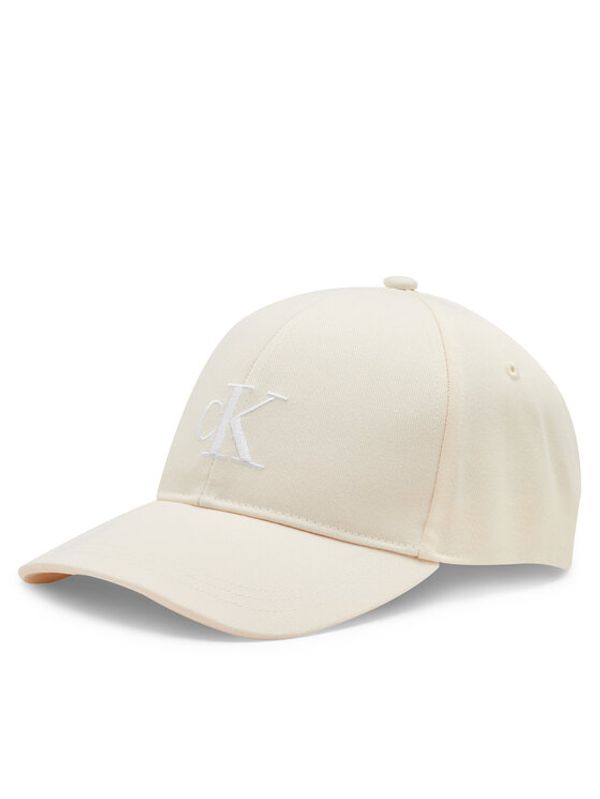 Calvin Klein Jeans Calvin Klein Jeans Kapa s šiltom Monogram Embro Cap K60K612324 Écru