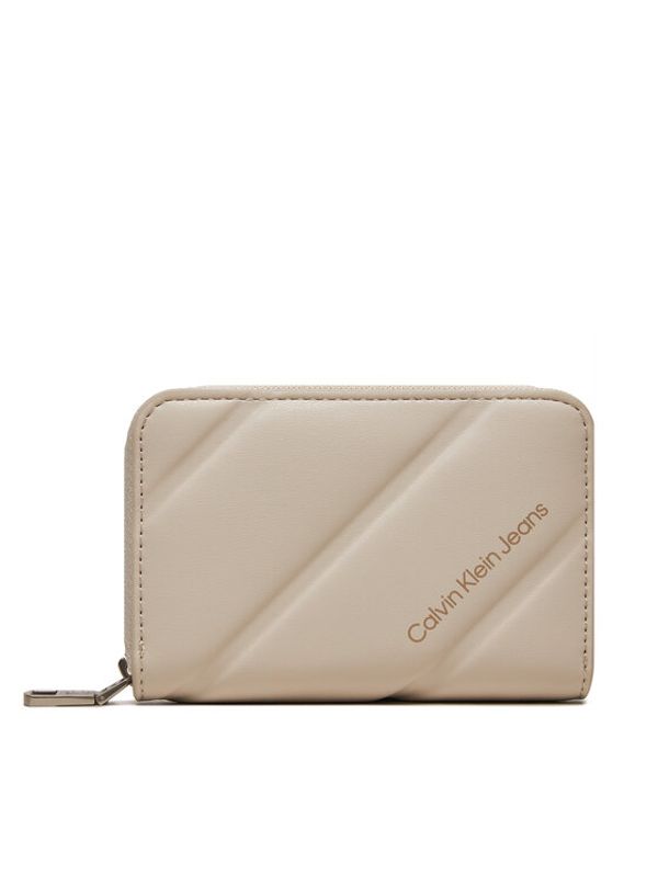 Calvin Klein Jeans Calvin Klein Jeans Majhna ženska denarnica Quileted Med Zip K60K612256 Écru