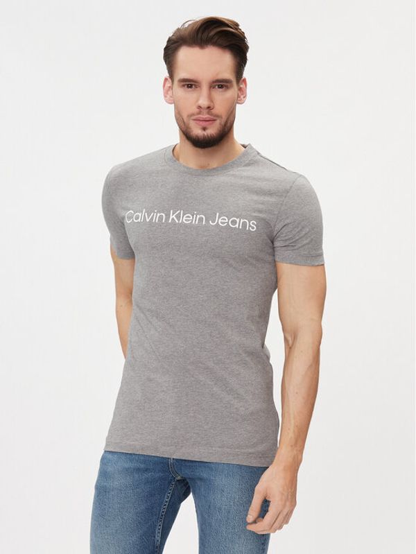 Calvin Klein Jeans Calvin Klein Jeans Majica J30J322552 Siva Slim Fit