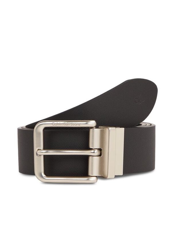 Calvin Klein Jeans Calvin Klein Jeans Moški pas Classic Ro Rev/Adj Lthr Belt40Mm K50K511821 Črna