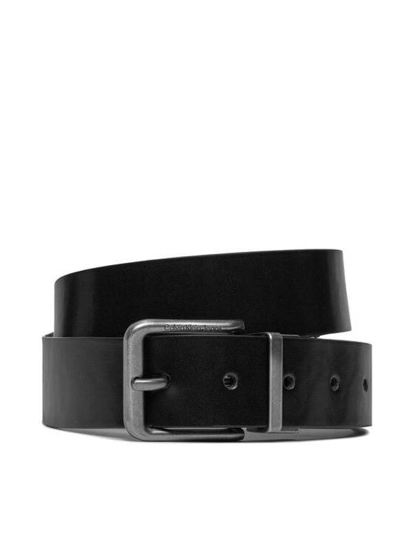 Calvin Klein Jeans Calvin Klein Jeans Moški pas Gift Cl Lthr Belt Rev/Adj 35Mm K50K511515 Črna