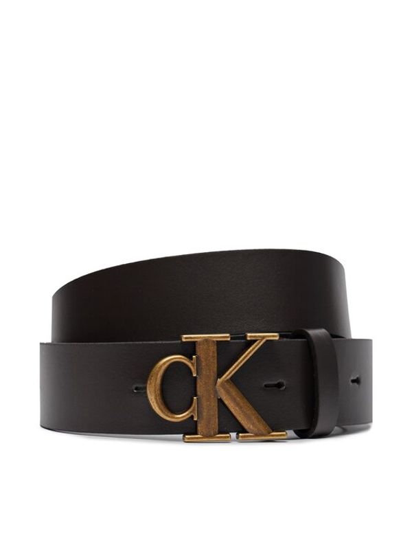 Calvin Klein Jeans Calvin Klein Jeans Moški pas Ro Mono Plaque Lthr Belt 35Mm K50K511831 Rjava