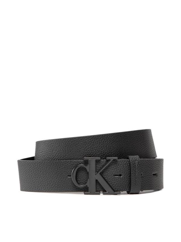 Calvin Klein Jeans Calvin Klein Jeans Moški pas Round Mono Plaque Belt 35Mm K50K509883 Črna