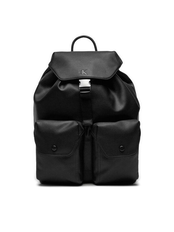 Calvin Klein Jeans Calvin Klein Jeans Nahrbtnik Flap Backpack K50K512544 Črna