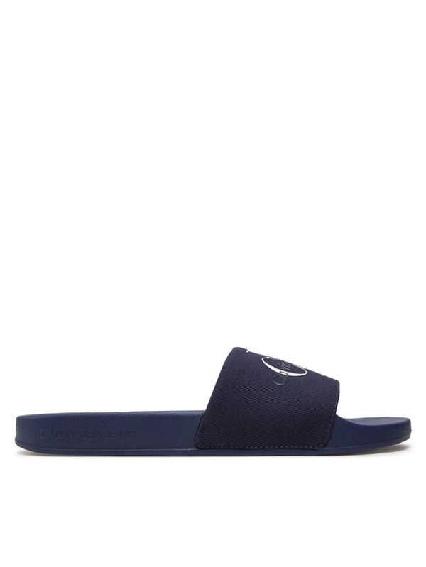 Calvin Klein Jeans Calvin Klein Jeans Natikači Slide Monogram Co YM0YM00061 Mornarsko modra