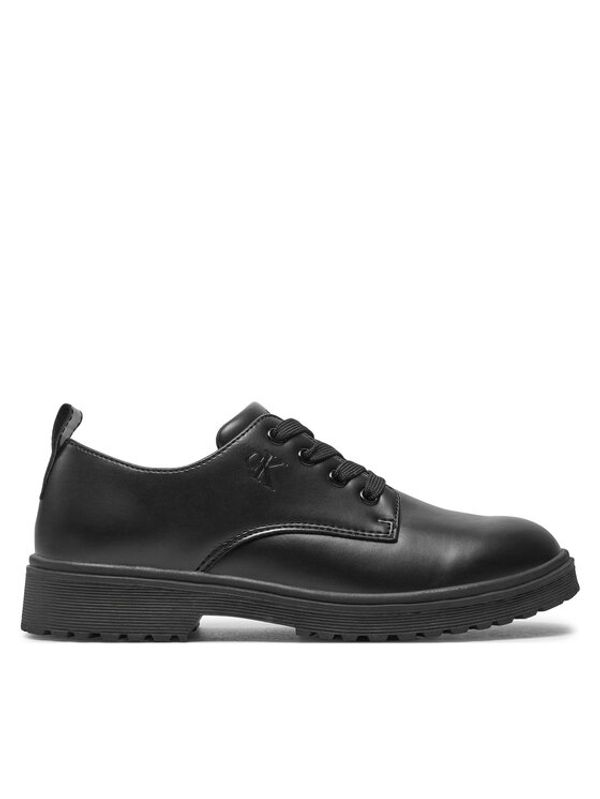 Calvin Klein Jeans Calvin Klein Jeans Nizki čevlji Low Cut Lace-Up V3X4-81091-0326 S Črna