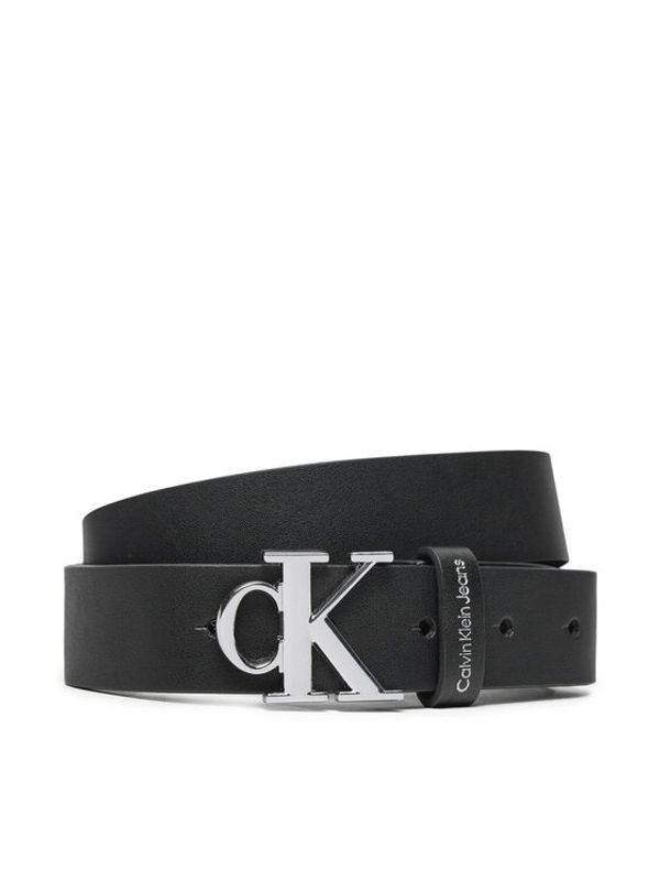 Calvin Klein Jeans Calvin Klein Jeans Otroški pas Buckle Faux IU0IU00637 Črna