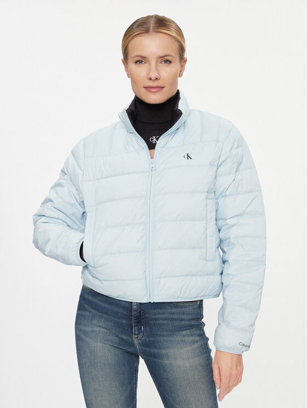 Calvin Klein Jeans Calvin Klein Jeans Prehodna jakna Ul Short Puffer J20J222585 Modra Regular Fit