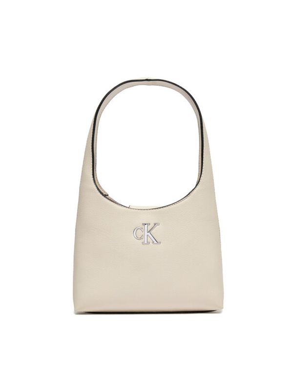 Calvin Klein Jeans Calvin Klein Jeans Ročna torba Minimal Monogram Shoulder Bag K60K610843 Écru