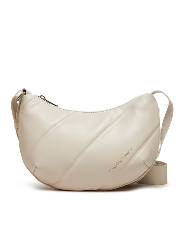 Calvin Klein Jeans Calvin Klein Jeans Ročna torba Quilted Crescent Cb Bag24 K60K612370 Bež