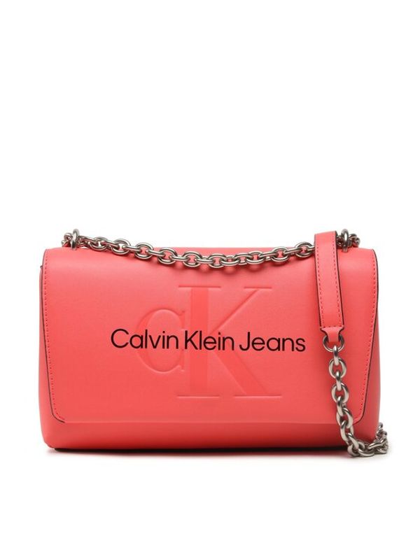 Calvin Klein Jeans Calvin Klein Jeans Ročna torba Sculpted Ew Flap Conv25 Mono K60K607198 Koral