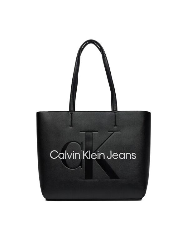 Calvin Klein Jeans Calvin Klein Jeans Ročna torba Sculpted Shopper29 Mono K60K610276 Črna