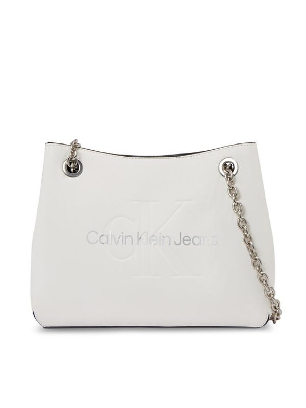 Calvin Klein Jeans Calvin Klein Jeans Ročna torba Sculpted Shoulder Bag24 Mono K60K607831 Bela