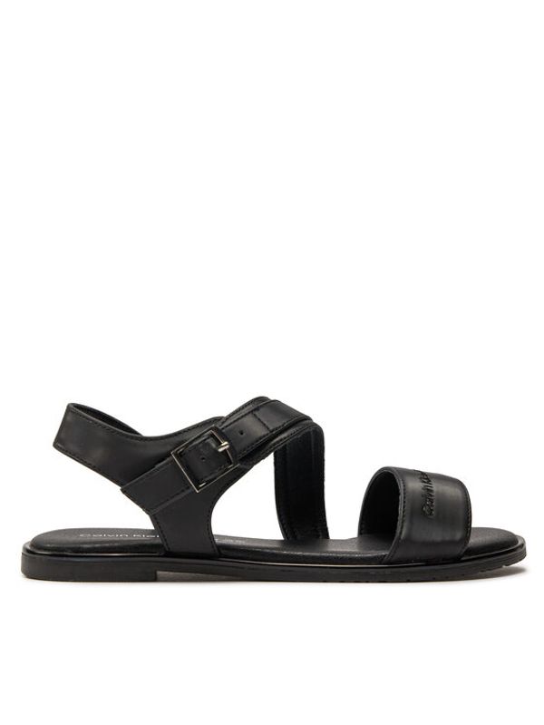 Calvin Klein Jeans Calvin Klein Jeans Sandali Flat Sandal V3A2-80825-1688 S Črna