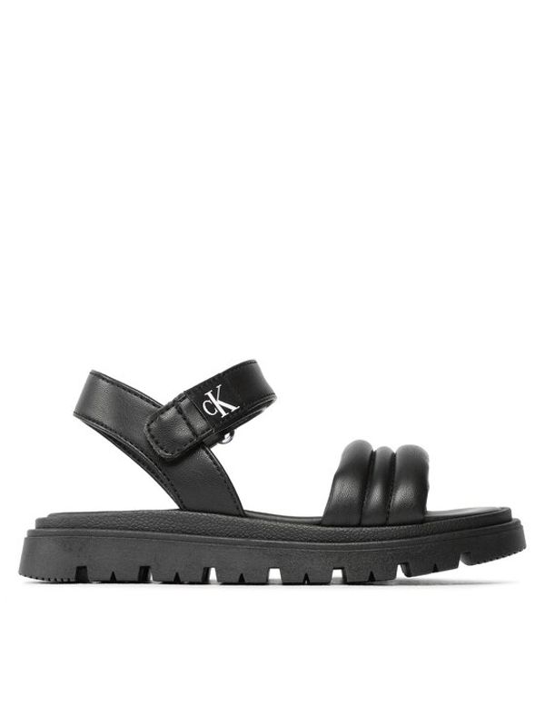 Calvin Klein Jeans Calvin Klein Jeans Sandali Velcro Sandal V4A2-80512-1614 Črna