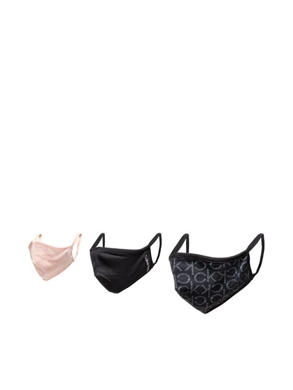 Calvin Klein Jeans Calvin Klein Jeans Set 3 tekstilnih mask za obraz Face Cover 3-Pack K60K608839 Črna