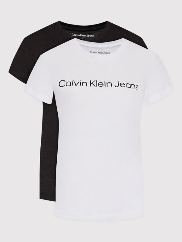 Calvin Klein Jeans Calvin Klein Jeans Set dveh majic J20J220161 Pisana Slim Fit