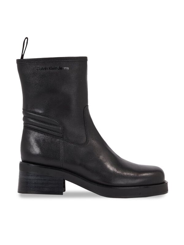 Calvin Klein Jeans Calvin Klein Jeans Škornji Biker Boot Lth Wn YW0YW01330 Črna