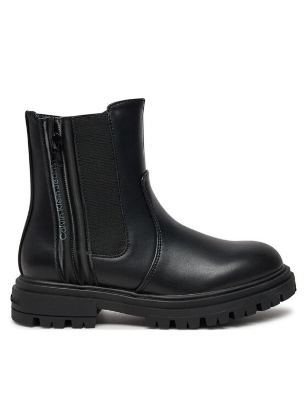 Calvin Klein Jeans Calvin Klein Jeans Škornji Chelsea Boot V3A5-81019-1355 S Črna