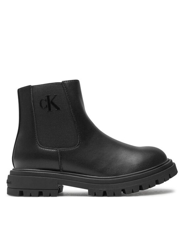 Calvin Klein Jeans Calvin Klein Jeans Škornji Chelsea Boot V3X5-81097-1355 S Črna