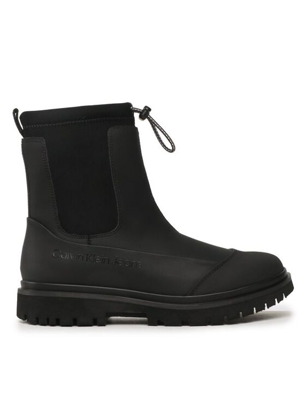 Calvin Klein Jeans Calvin Klein Jeans Škornji Chunky Combat Chelsea Boot Rub YW0YW01065 Črna