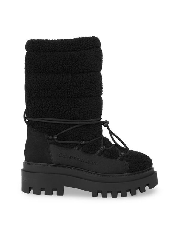 Calvin Klein Jeans Calvin Klein Jeans Škornji za sneg Flatform Snow Boot Sherpa Wn YW0YW01195 Črna