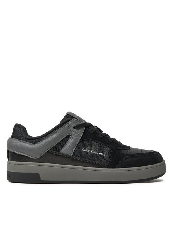 Calvin Klein Jeans Calvin Klein Jeans Superge Basket Cup Low Laceup Lth Ml Mtr YM0YM00994 Črna