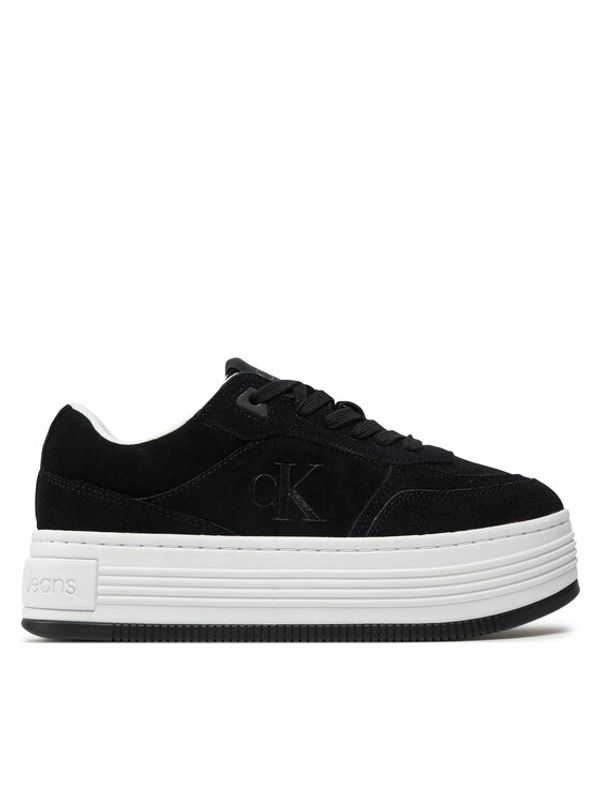 Calvin Klein Jeans Calvin Klein Jeans Superge Bold Platf Laceup Low Mg Suede YW0YW01575 Črna