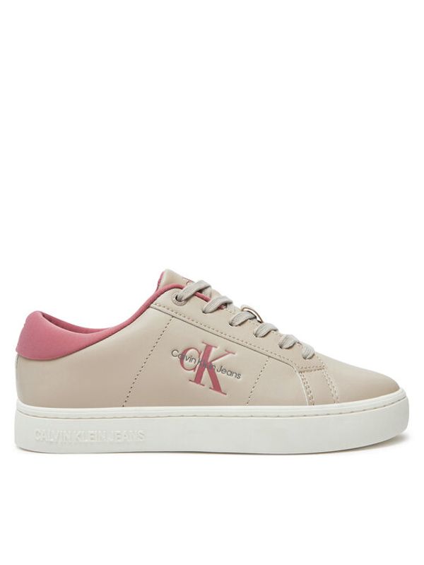 Calvin Klein Jeans Calvin Klein Jeans Superge Classic Cupsole Lowlaceup Lth Wn YW0YW01444 Bež