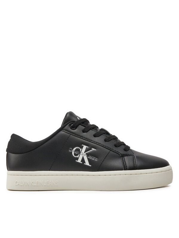 Calvin Klein Jeans Calvin Klein Jeans Superge Classic Cupsole Lowlaceup Lth Wn YW0YW01444 Črna