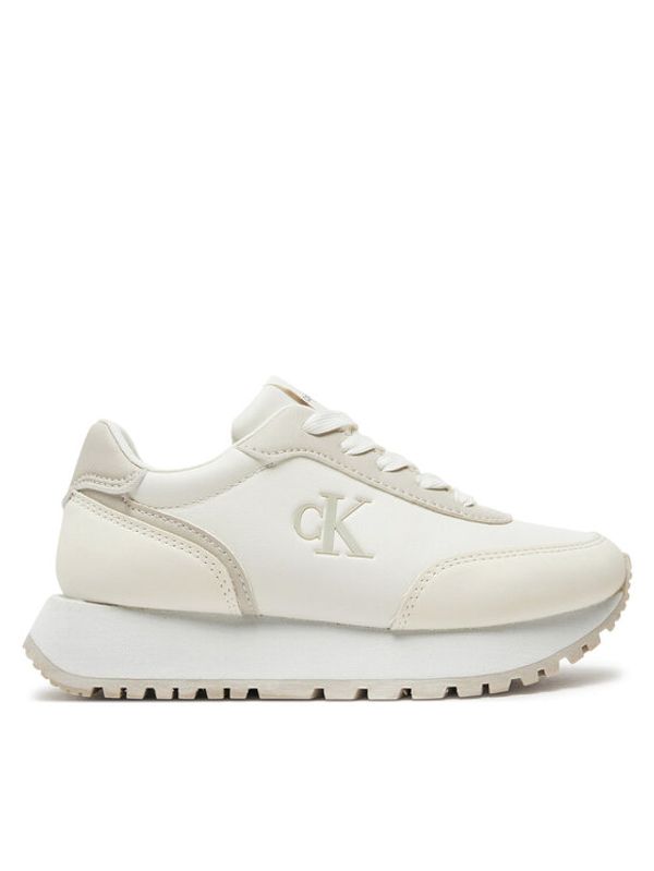 Calvin Klein Jeans Calvin Klein Jeans Superge Low Cut Lace-Up Sneaker V3A9-81004-1269 M Écru