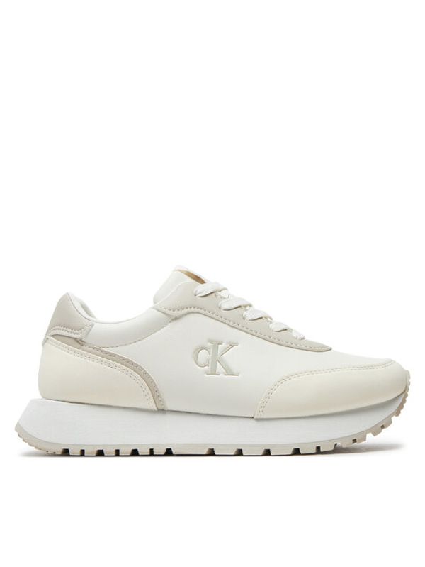 Calvin Klein Jeans Calvin Klein Jeans Superge Low Cut Lace-Up Sneaker V3A9-81004-1269 S Écru