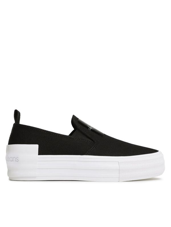 Calvin Klein Jeans Calvin Klein Jeans Tenis superge Bold Vulc Flat Slipon YW0YW01040 Črna