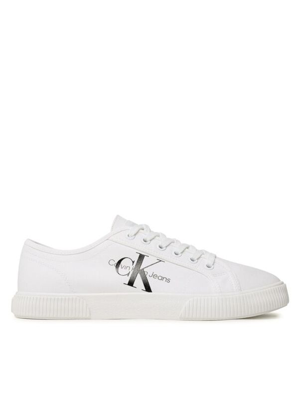 Calvin Klein Jeans Calvin Klein Jeans Tenis superge Essential Vulcanized 1 YM0YM00306 Bela