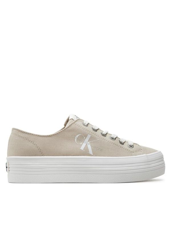 Calvin Klein Jeans Calvin Klein Jeans Tenis superge Vulc Flatform Essential Mono YW0YW01030 Bež