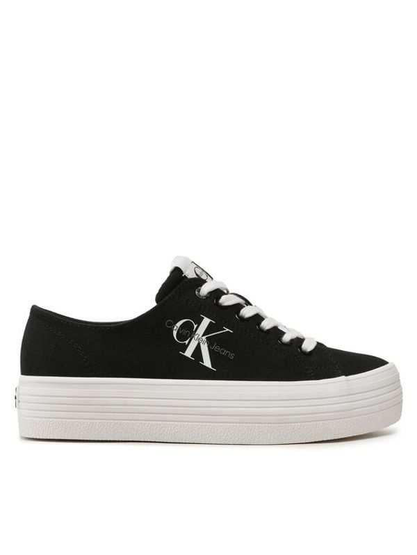 Calvin Klein Jeans Calvin Klein Jeans Tenis superge Vulc Flatform Essential Mono YW0YW01030 Črna