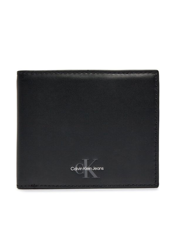 Calvin Klein Jeans Calvin Klein Jeans Velika moška denarnica Monogram Soft Bifold K50K512444 Črna