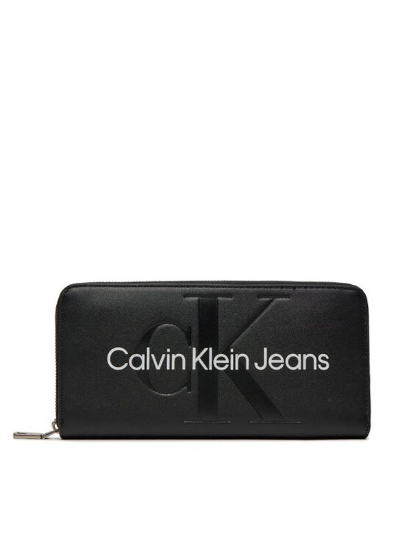 Calvin Klein Jeans Calvin Klein Jeans Velika ženska denarnica K60K607634 Črna