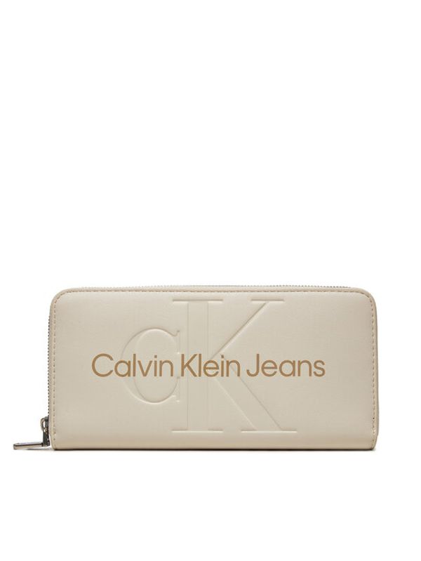 Calvin Klein Jeans Calvin Klein Jeans Velika ženska denarnica K60K607634 Écru