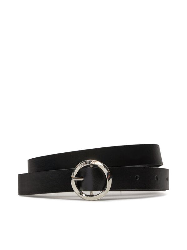 Calvin Klein Jeans Calvin Klein Jeans Ženski pas Faceted Round Buckle Belt 2.0 K60K612211 Črna