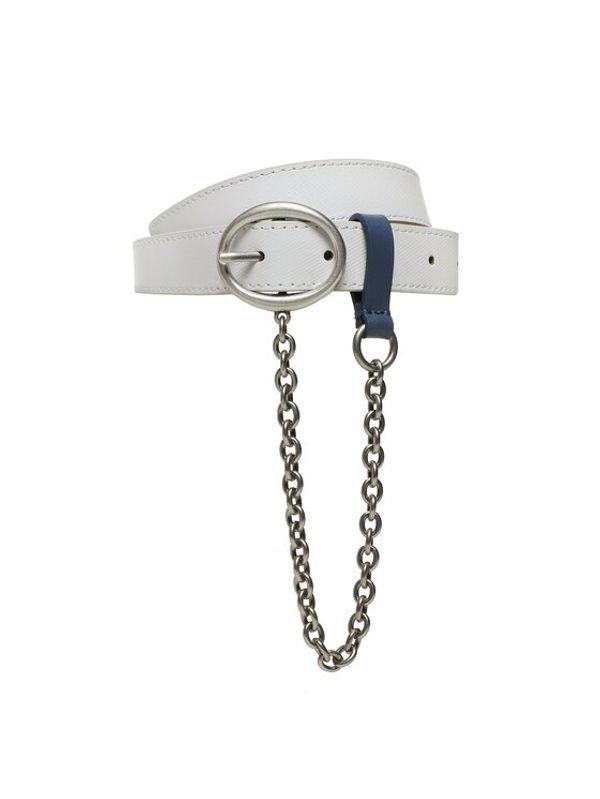 Calvin Klein Jeans Calvin Klein Jeans Ženski pas Round Classic Chain 25Mm K60K610360 Bela