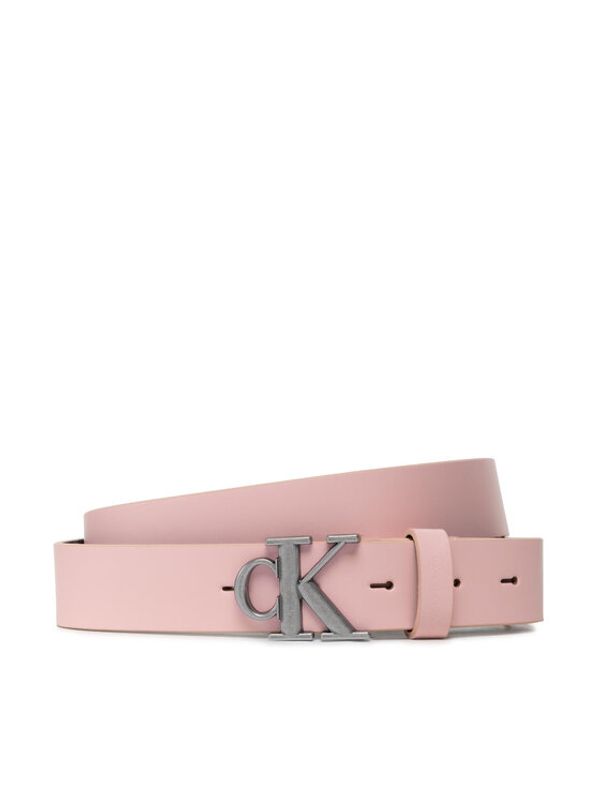 Calvin Klein Jeans Calvin Klein Jeans Ženski pas Round Mono Plaque Belt 30mm K60K609832 Roza