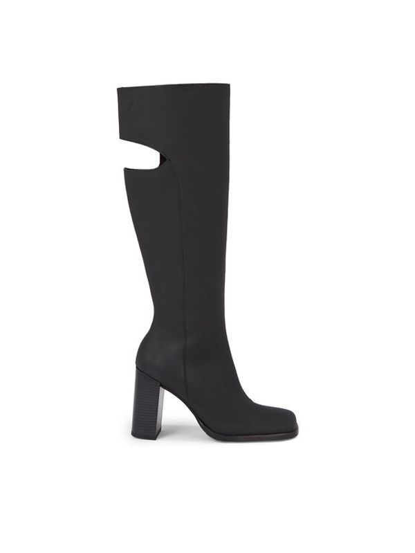 Calvin Klein Jeans Calvin Klein Jeans Zimski škornji Long Heel Zip Boot Cut Out Edgy YW0YW01253 Črna