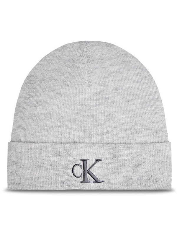 Calvin Klein Calvin Klein Kapa Monogram Embro K60K612319 Siva