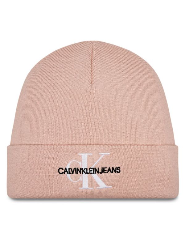 Calvin Klein Calvin Klein Kapa Monologo Embro Beanie K60K611254 Roza