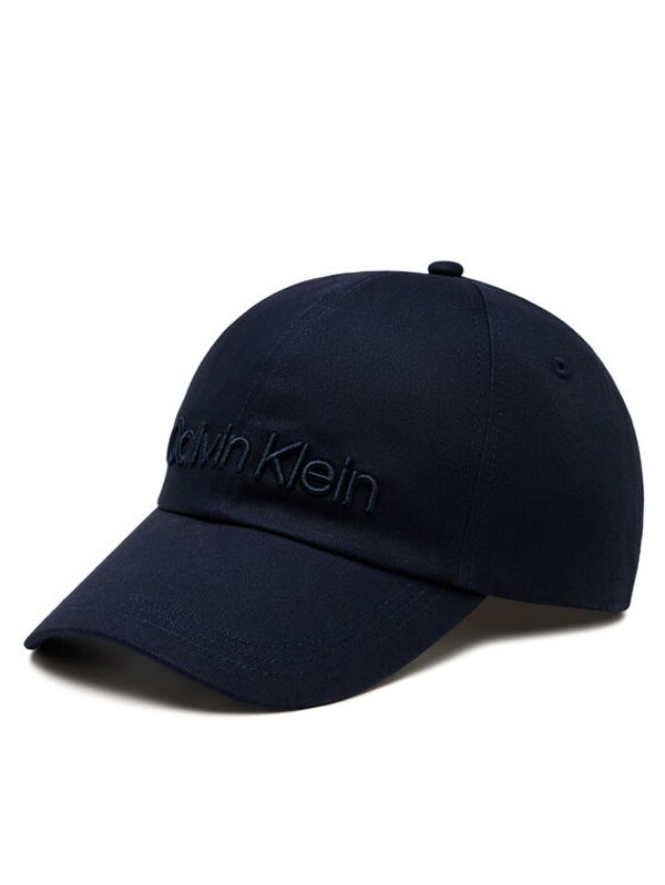 Calvin Klein Calvin Klein Kapa s šiltom Embroidery K50K505737 Mornarsko modra