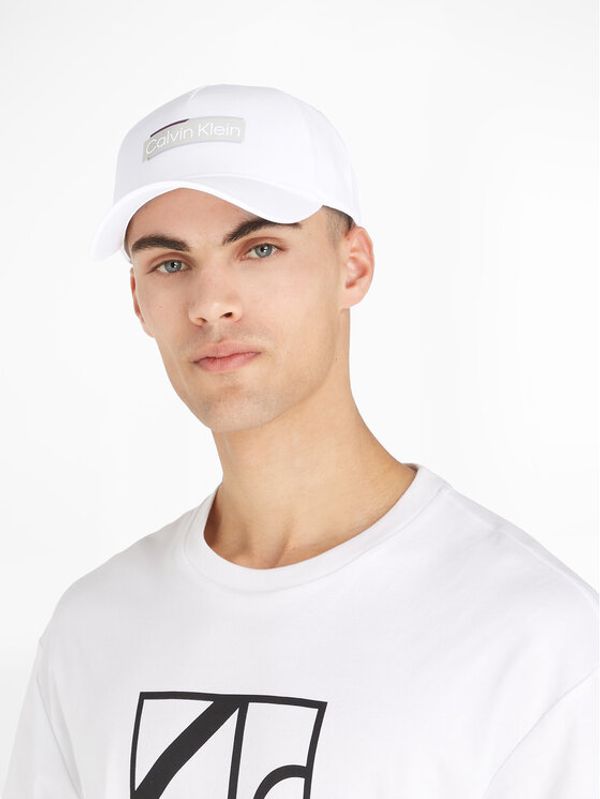 Calvin Klein Calvin Klein Kapa s šiltom Layerd Logo Bb Cap K50K510970 Bela